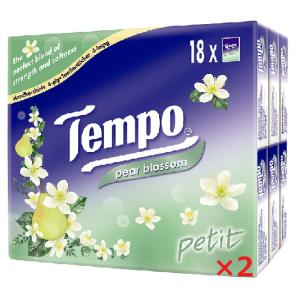 【NEW】2セット特価 Tempo テンポ ティッシュ 36個 水梨花 Pear Blossom｜rin-rin-hongkong