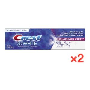 2本セット特価 クレスト 3D ホワイト グラマラス ホワイト 歯磨き粉 106ｇ×２ Crest 3D White Luxe Glamorous White Toothpaste