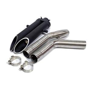 プレミア商品 最終値下げ 一本のみ販売 煙突竹槍マフラー 格安 取り付けステー付き 最適な価格