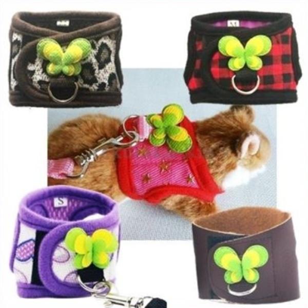 小動物 ハーネス リード付き 散歩 ハムスター  りす など。 ワンポイント