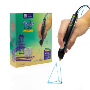 公式 3Dペン 3Doodler FLOW スリードゥードラー フロウ  大人 子ども 3d ペン 立体 お絵かき 工作 3Dアートペン プレゼント 国内唯一の総代理店｜rin-store1210