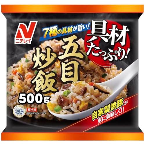 冷凍 ニチレイフーズ 具材たっぷり五目炒飯(新) 500g×6袋