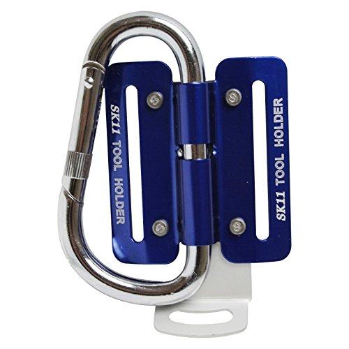 SK11(エスケー11) ツールフックR 極太スチールカラビナ HG ブルー SAC-TFR