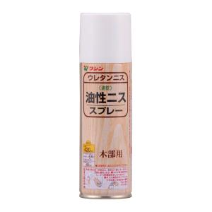 和信ペイント 油性ニススプレー 高耐久・木質感ある高級仕上げ つや消しクリヤー 420ml