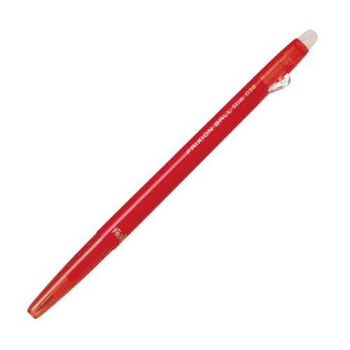 パイロット こすると消えるボールペン フリクションボールスリム 0.38 レッド 10本 LFBS1...