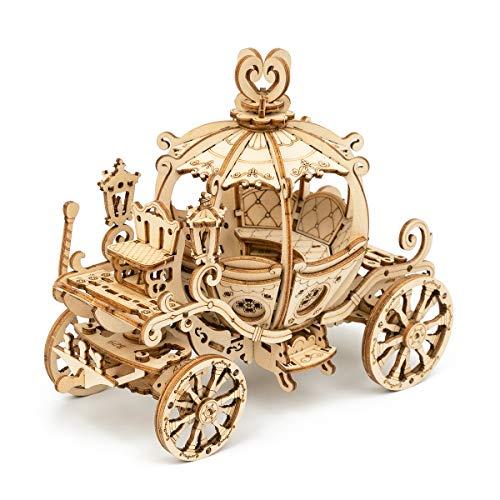つくるんですR 日本語説明書付 3D ウッドパズル TG302 馬車