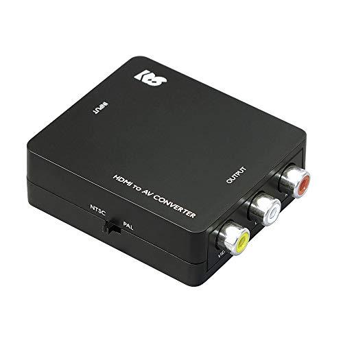 ラトックシステム HDMI to コンポジット コンバーター RS-HD2AV1 3色ケーブル デジ...