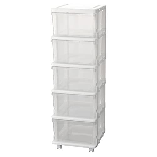 JEJアステージ(JEJ Astage) SEEDS(シーズ) スリムチェスト 5段 キャスター付き...