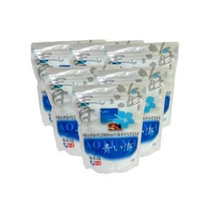 青い海　沖縄の海水塩青い海500gまとめて6個