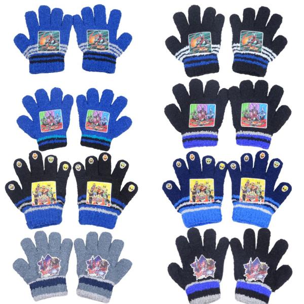手袋 仮面ライダーゼッツ ゴジュウジャー ウルトラマンオメガ キッズ 子供 防寒 子供用 キャラクタ...