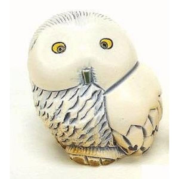 置物 フクロウ ふくろう 梟 陶器 162