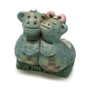 置物 ドラゴン どらごん 陶器 送料無料 F243G : リンコナダ(日本代理店