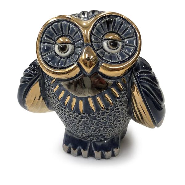 置物 フクロウ ふくろう 梟 陶器 送料無料 723