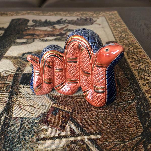 置物 ヘビ へび 蛇 陶器 送料無料 753