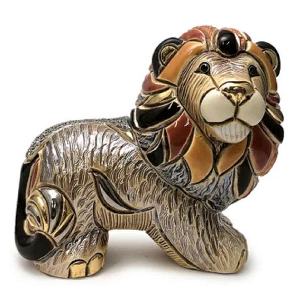 置物 ライオン らいおん 陶器 送料無料 F113