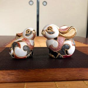 送料無料】 置物 ヒツジ ひつじ 羊 陶器 F173W : リンコナダ(日本代理