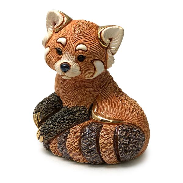 置物 レッサーパンダ れっさーぱんだ  陶器 送料無料 F227