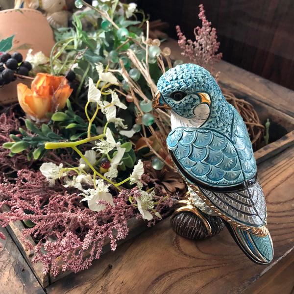 置物 ハヤブサ 隼 トリ とり 鳥 鷲 鳶 ワシ トンビ 陶器 送料無料 F234