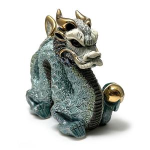 置物 ドラゴン どらごん 陶器 送料無料 F243G : リンコナダ(日本代理店