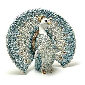 陶器 動物 ヒョウ 置物 イタリア製 レオパード 豹 完成品 ヨーロピアン