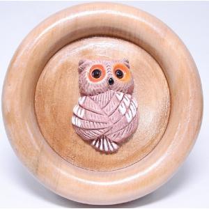 ウルグアイ　リンコナダ　陶器製ふくろう　（大）　￼金彩あり　高さ約20㎝ リンコナダ 白フクロウ 陶器 置物 Amazon.co.jp: リンコナダ 白