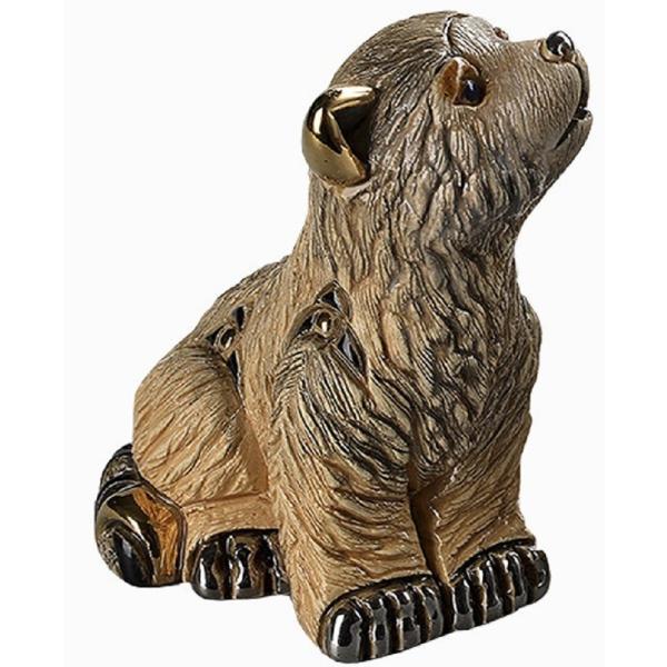 置物 イヌ いぬ 犬  オオカミ おおかみ 狼 陶器 送料無料 F382