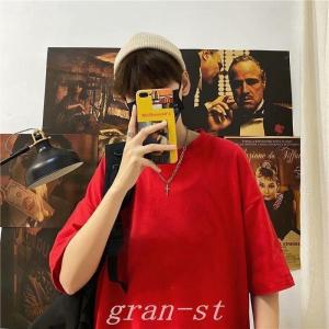 Tシャツ半袖5分袖クルーネックスメンズ男性紳士...の詳細画像4