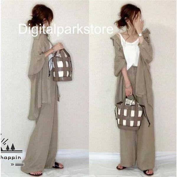 【特価】セットアップ レディース 40代 きれいめ おしゃれ 着痩せ セレモニー カジュアル 夏 大...