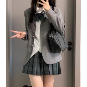 卒業式 小学校 女子 スーツ 卒服 袴 大学 3点セット プリーツスカート スクール 制服 スカート 発表会 チェック柄 無地 成人式 入学式 高校生｜Lindaストア1