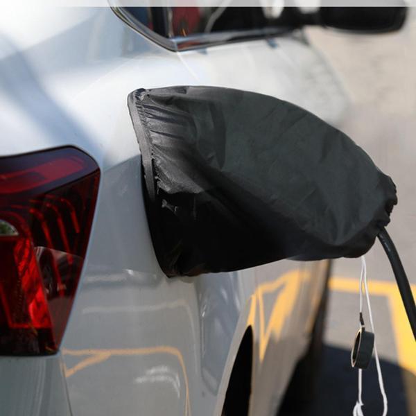 充電器ポートカバー電気自動車車の充電耐候性黒