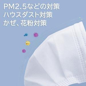 不織布マスク(51枚入)白 送料無料 ホワイト...の詳細画像3