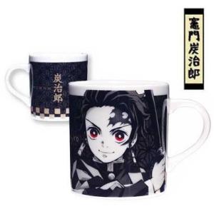 鬼滅の刃 マグカップ モノクロ 日本製 ライセ...の詳細画像1