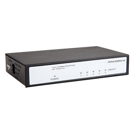 防犯カメラ周辺機器 給電ハブ NSS PoEハブ(5ポート)NSIE254