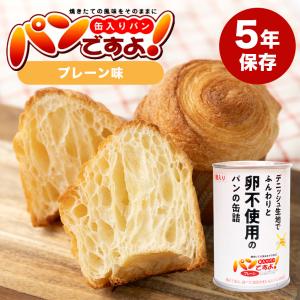 パンですよ プレーン味 非常食 卵不使用 エッグフリー パン 5年保存 備蓄 おいしい 保存食 ノンエッグ アウトドア 防災