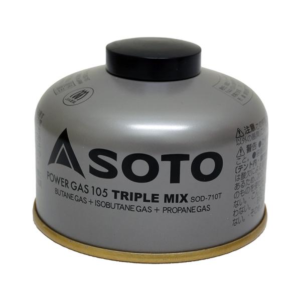 クッキング用品 燃料 キャンプ アウトドア バーナー バーベキュー SOTO パワーガス105トリプ...