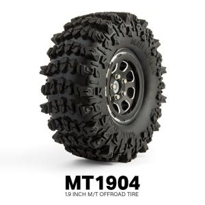 オフロードタイヤ 1.9インチホイール対応 2個セット ハイグリップタイヤ 1.9 MT 1904 Off-road Tires (2) GM70304｜ringkegmade