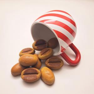 コーヒー豆パン 韓国菓子 韓国食品 国産餅米粉 もち米粉 天然素材 グルテンフリー 手作り 冷凍便