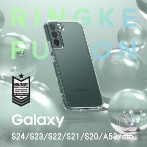 Galaxy S23 galaxy S24 Ultra plus Galaxy S22 Galaxy S21 galaxy s20 Note20 ultra S21+ Galaxy A53 ケース クリア 耐衝撃 ストラップ ホール Fusion｜ringkegmade