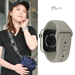 アップルウォッチバンド シリコン メンズ レデ...の詳細画像5