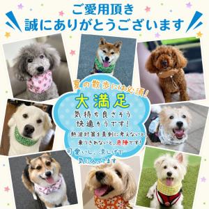 犬 クールネック 保冷剤付き クールバンダナ ...の詳細画像2