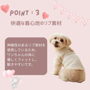 犬服 冬 着せやすい 猫服 ボア くまちゃんワ...の詳細画像4