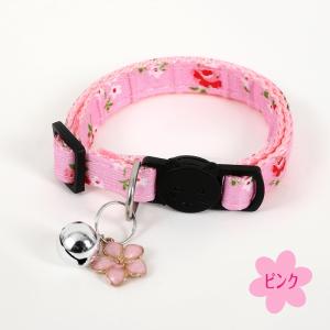 猫 首輪 猫の首輪 セーフティバックル 花 子...の詳細画像2