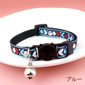 猫 首輪 安全 セーフティーバックル エスニッ...の詳細画像5