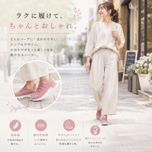 スニーカー レディース 軽量 疲れない 歩きや...の詳細画像1