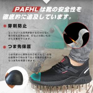 安全靴 スニーカー メンズ 作業靴 セーフティ...の詳細画像2