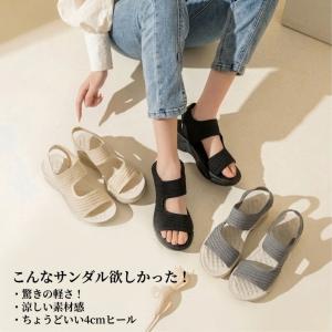 厚底 サンダル レディース スポーツサンダル ...の詳細画像1