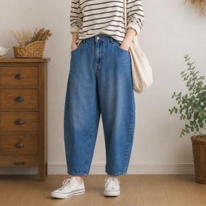 美品 STUDIO CLIP スタディオクリップ スタジオクリップ デニム 3L りんごのほっぺ