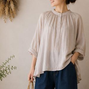 美品 STUDIO CLIP×SUN VALLEY スタジオクリップ サンバレー チュニック F りんごのほっぺ