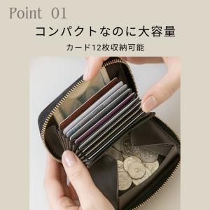 財布 ミニ財布 本革 レディース メンズ 二つ...の詳細画像4