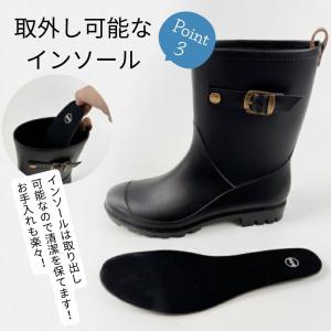 長靴 レディース 雪 おしゃれ レインブーツ ...の詳細画像5